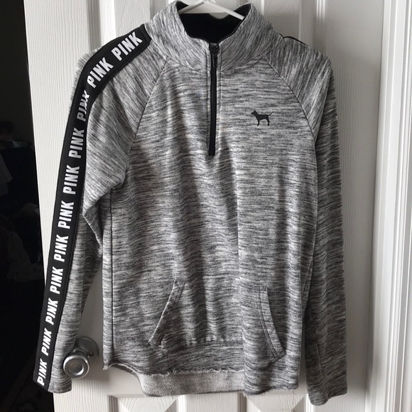 PINK Victoria's Secret Tops - grey pink pullover
